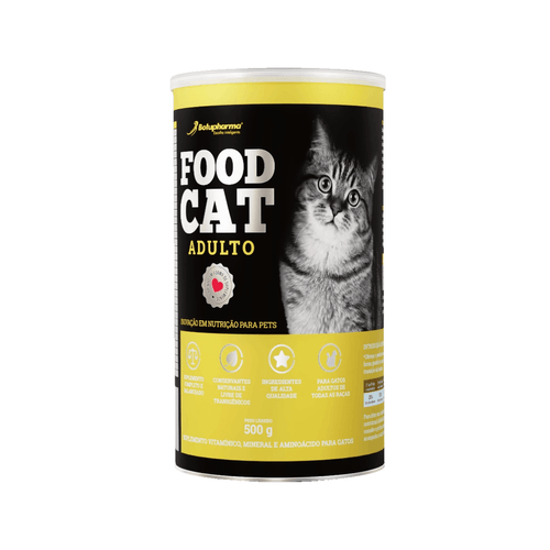 FOOD CAT ADULTO 500G NUTRIÇÃO PARA GATOS ADULTOS FOOD CAT ADULTO 500G NUTRIÇÃO PARA GATOS ADULTOS